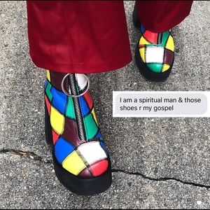 Current Mood Barnie Platform Boots SOLD